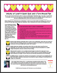 Test your readiness for love this Valentine's day with this quiz from Donna Hartney, Ph.D., author of "aha" moment self-help book